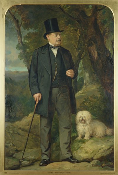 John Newton Mappin (1800-84) by Thomas Jones